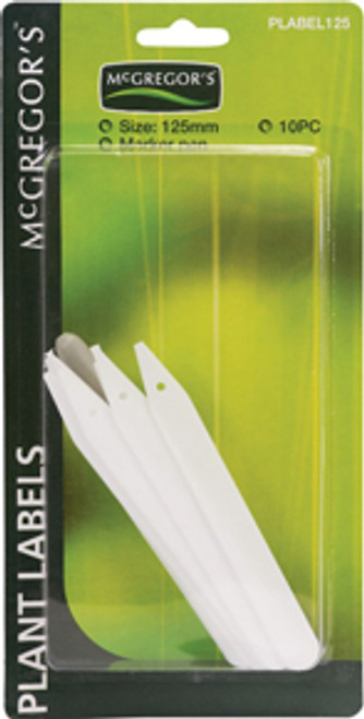 Mcgregors 125Mm Plant Labels With Marker Pen 10Pk