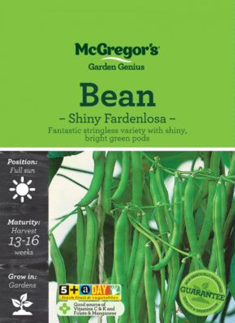 Mcgregors Beans Shiny Fardenlosa Vege Seed