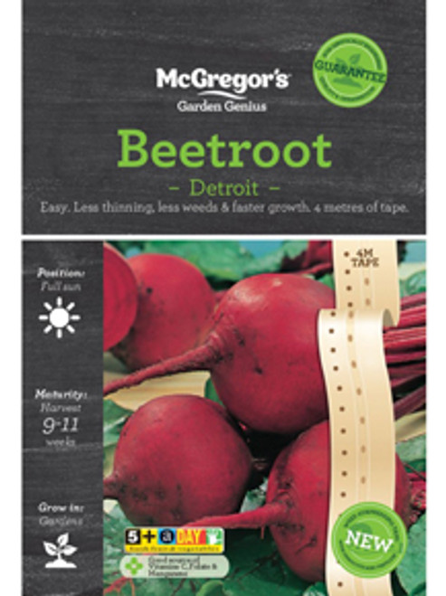 Mcgregors Beetroot Detroit Seed Tape