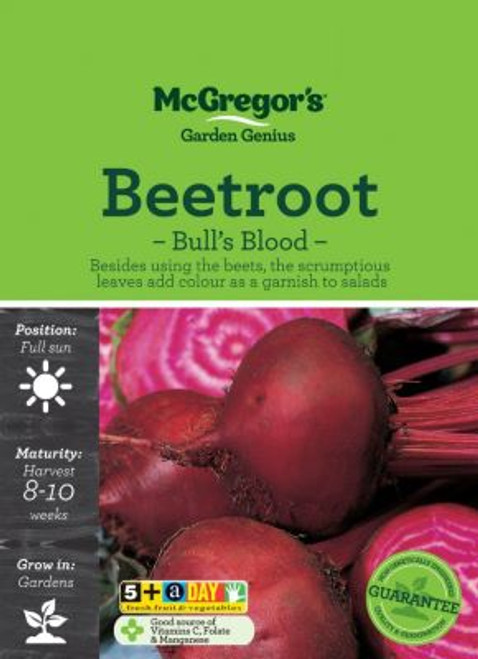 Mcgregors Beetroot Bullsblood Vege Seed