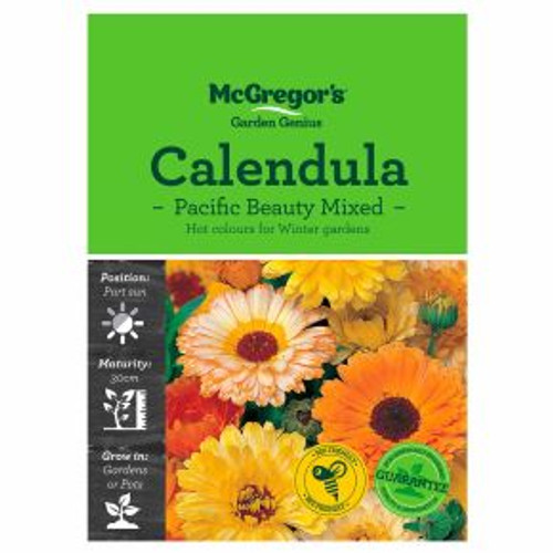Mcgregors Calendula Pacific Beauty Mixed Flower Seed