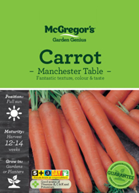 Mcgregors Carrot Manchester Table Vege Seed