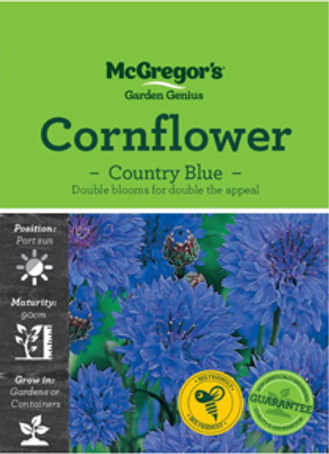 Mcgregors Cornflower Blue Flower Seed