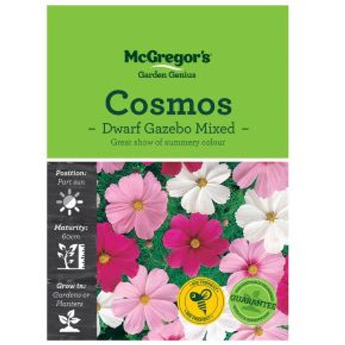 Mcgregors Cosmos Gazebo Mixed Flower Seed
