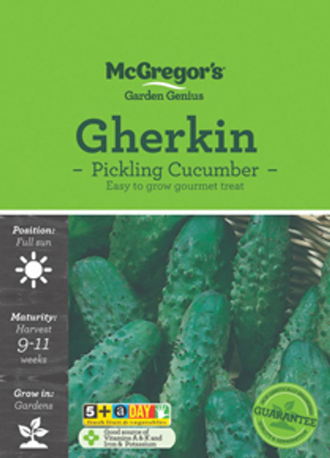 Mcgregors Gherkin Pickling Cucumber Vege Seed