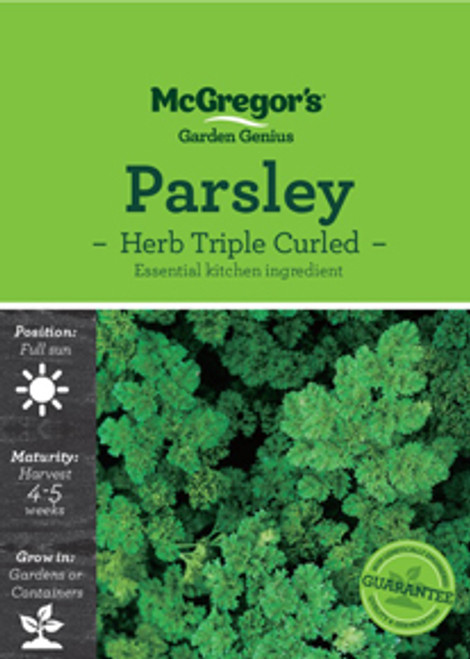 Mcgregors Herb Parsley Triple Curled Seed