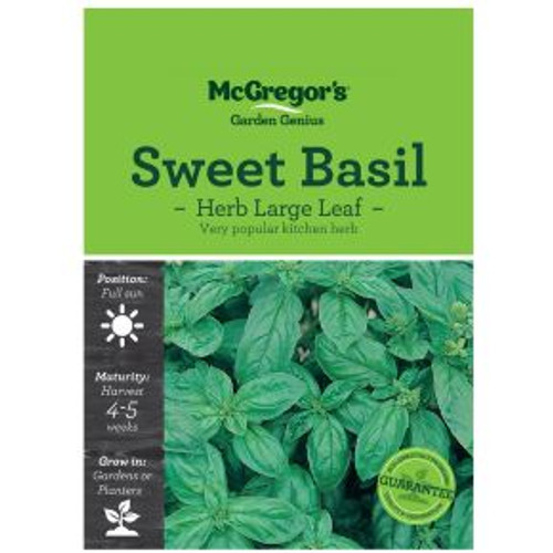Mcgregors Herb Sweet Basil Seed