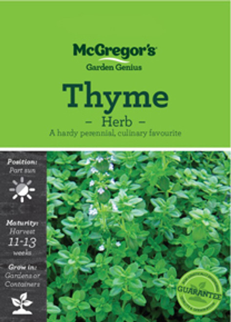 Mcgregors Herb Thyme Seed