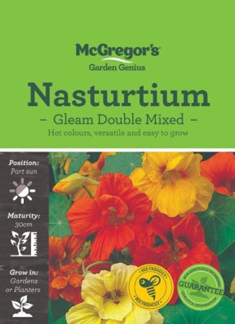 Mcgregors Nasturtium Gleam Double Flower Seed