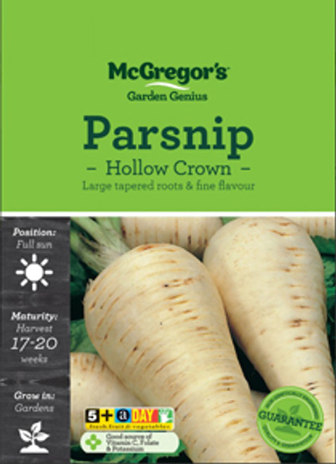 Mcgregors Parsnip Hollow Crown Vege Seed