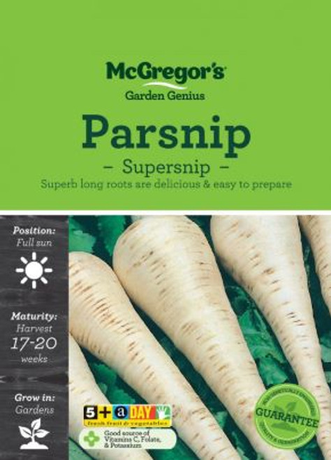 Mcgregors Parsnip Supersnip Vege Seed