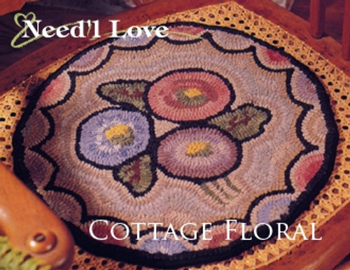 Cottage Floral Hooked Rug