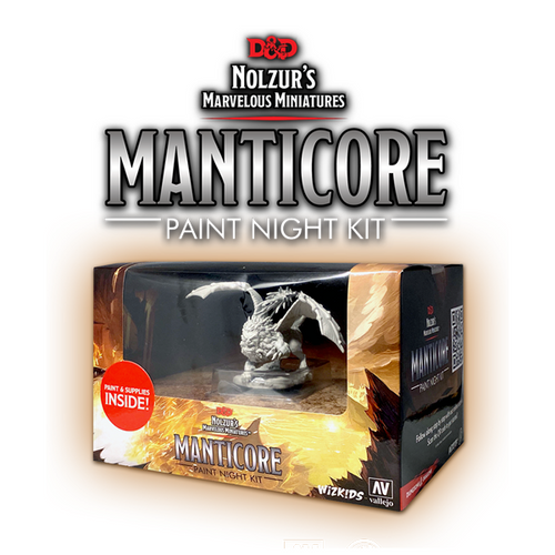 Paint Night Kit - D&D Manticore