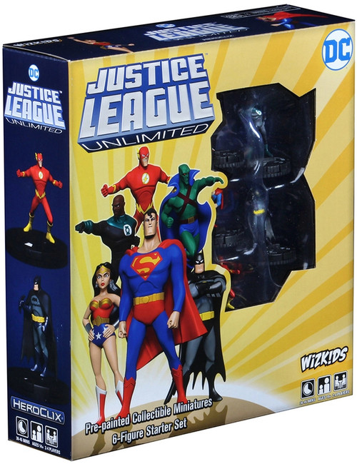 DC HeroClix: Justice League Unlimited Starter Set  (6-Figure Starter Set)