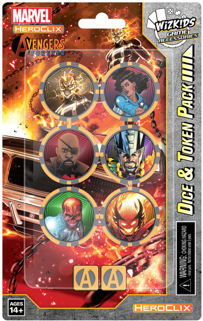 HeroClix: Avengers Forever + Dice & Token Pack - Ghost Rider