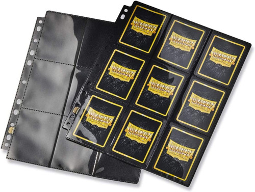 Páginas - Dragon Shield 18-Pocket Collectors Black  (Unidad)