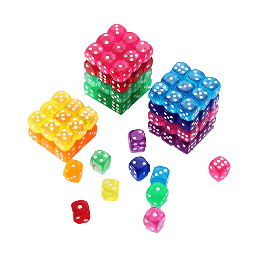 10 D6 Set -Clear Green