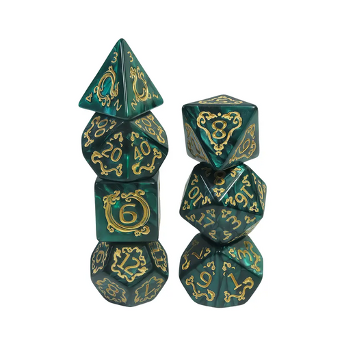 7 Die Set - Dragon Green 7 Die Set - Dragon Green