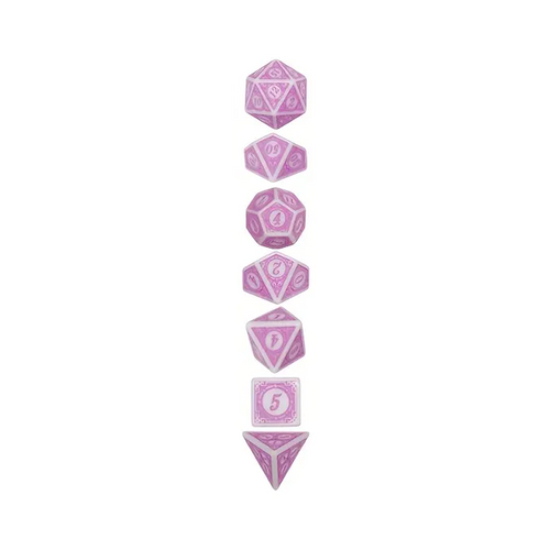 7 Die Set - Etched Pink / White