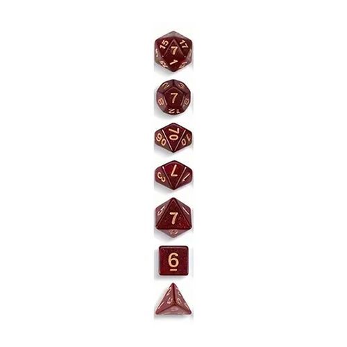 7 Die Set - Satin Brown w/ Gold