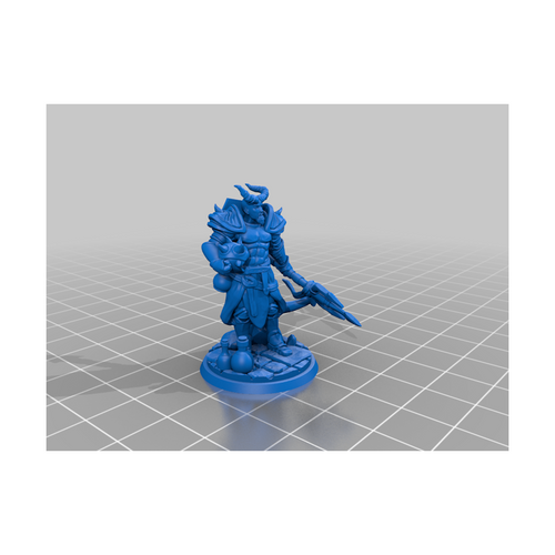 Miniatura - Tiefling Paladin M [RM-07]