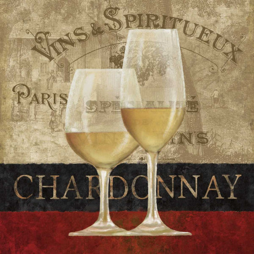 Knutsen Conrad Chardonnay Spirits cm73X73 Immagine su CARTA TELA PANNELLO CORNICE Quadrata
