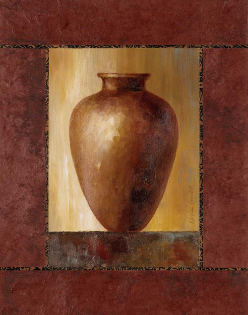 Loreth Lanie Mogano Pottery Vase Tradizionale cm102X80 Immagine su CARTA TELA PANNELLO CORNICE Verticale