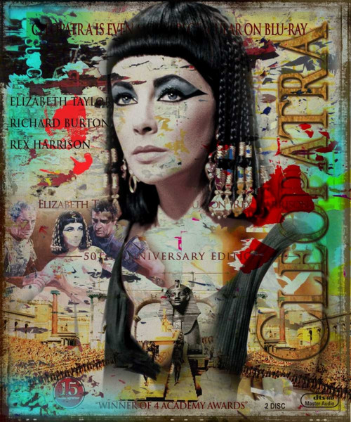 Baker Micha Cleopatra europeo cm70X59 Immagine su CARTA TELA PANNELLO CORNICE Verticale