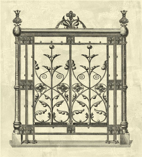 Vision Studio Stampato O / S Gate of Splendor II Architettura cm80X73 Immagine su CARTA TELA PANNELLO CORNICE Verticale