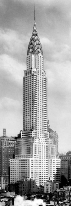 Anonymous Chrysler Building, New York fotografia cm205X70 Immagine su CARTA TELA PANNELLO CORNICE Verticale