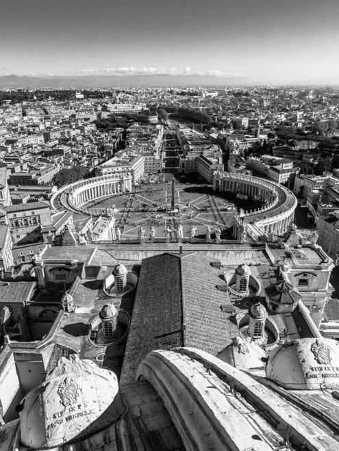 Frank Assaf Basilica di San Pietro, Roma, Italia europeo cm80X59 Immagine su CARTA TELA PANNELLO CORNICE Verticale