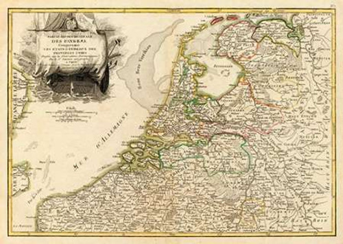 Janvier Jean Paesi Bassi del Nord, 1780 museo cm59X84 Immagine su CARTA TELA PANNELLO CORNICE Orizzontale