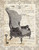 Babbitt Gwendolyn Francese Chair I Vintage ? cm64X50 Immagine su CARTA TELA PANNELLO CORNICE Verticale