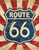 Harbick N Route 66 I segni cm96X75 Immagine su CARTA TELA PANNELLO CORNICE Verticale