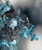 Telik Tracey Blu Hydrangea Floreale cm87X73 Immagine su CARTA TELA PANNELLO CORNICE Verticale