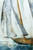 Selkirk Edward Sail Boat Blues I Costiero cm118X78 Immagine su CARTA TELA PANNELLO CORNICE Verticale