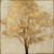 Theodosiu Matina L'oro Umber Paesaggio cm87X87 Immagine su CARTA TELA PANNELLO CORNICE Quadrata