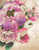 Pinto Patricia Bella bouquet di peonie in rosa I Floreale cm114X89 Immagine su CARTA TELA PANNELLO CORNICE Verticale