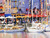 Fagan Edie porto di Honfleur Paesaggio cm82X109 Immagine su CARTA TELA PANNELLO CORNICE Orizzontale