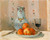 Pissarro Camille Natura morta con mele e Pitcher I Cibo cm87X109 Immagine su CARTA TELA PANNELLO CORNICE Orizzontale