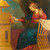 Ferrari Gaudenzio L'Annunciazione, La Vergine Maria europeo cm87X87 Immagine su CARTA TELA PANNELLO CORNICE Quadrata