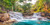 Pangea Images Kuang Si Falls, Luang Prabang, Laos Paesaggio cm84X171 Immagine su CARTA TELA PANNELLO CORNICE Orizzontale
