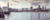 Frank Assaf skyline di Londra sul fiume Tamigi, nel Regno Unito Costiero cm84X219 Immagine su CARTA TELA PANNELLO CORNICE Orizzontale
