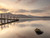 Frank Assaf Pilastro sul lago ancora Paesaggio cm59X80 Immagine su CARTA TELA PANNELLO CORNICE Orizzontale