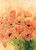 Jasper Papaveri rossi 2 3 Floreale cm102X73 Immagine su CARTA TELA PANNELLO CORNICE Verticale