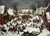 Bruegel Pieter the Elder La strage degli innocenti Animali cm66X93 Immagine su CARTA TELA PANNELLO CORNICE Orizzontale