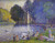 Cross Henri Edmond Il lago nel Bois de Boulogne Costiero cm66X84 Immagine su CARTA TELA PANNELLO CORNICE Orizzontale