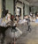 Degas Edgar Lezione di danza Danza cm86X73 Immagine su CARTA TELA PANNELLO CORNICE Verticale