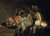 Gerardi Jasper Still Life di un melone su un piatto di stagno e pesche Cibo cm66X91 Immagine su CARTA TELA PANNELLO CORNICE Orizzontale