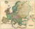 Lizars Daniel ComVintageite: Europe 1831 museo cm80X95 Immagine su CARTA TELA PANNELLO CORNICE Orizzontale